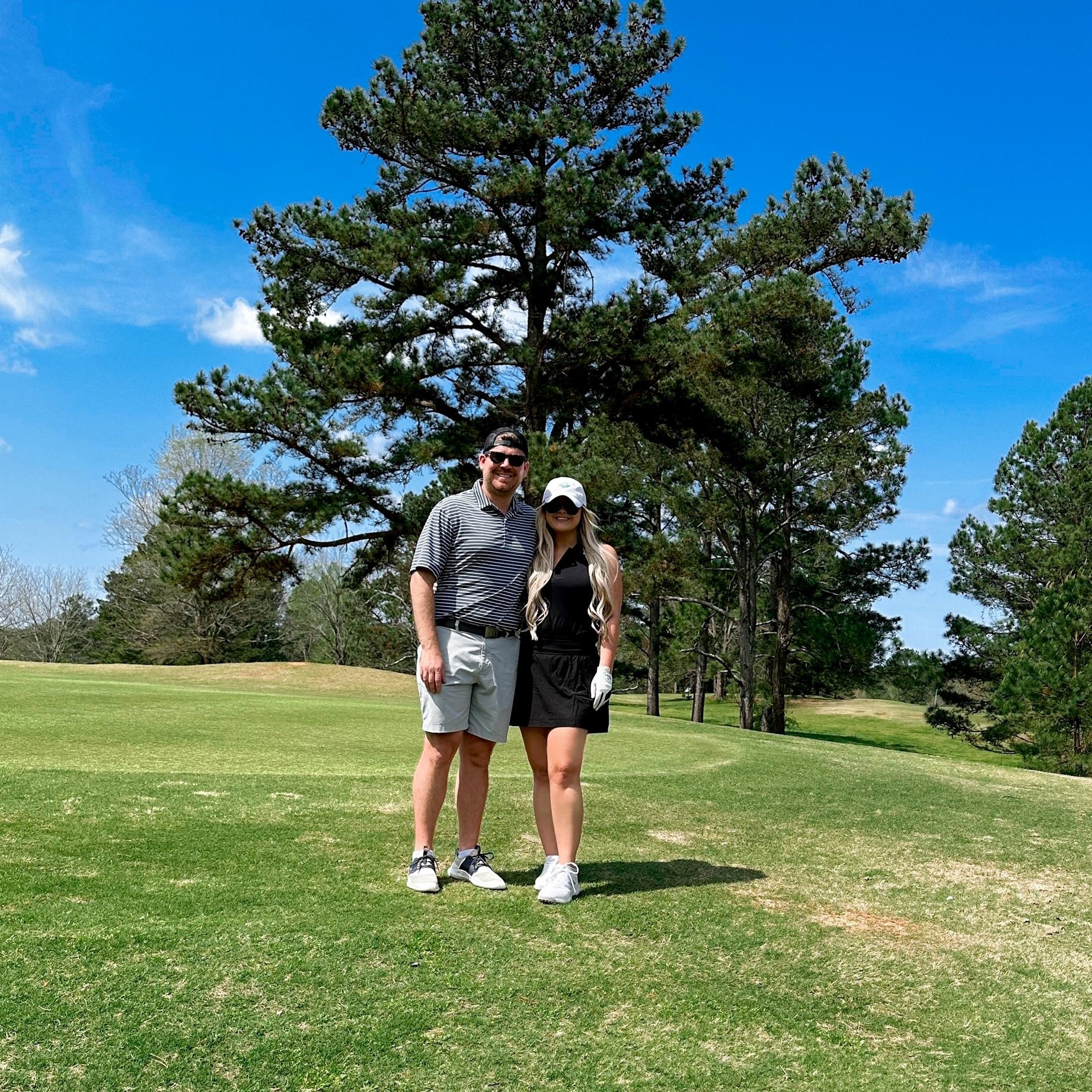 The first time we golfed together