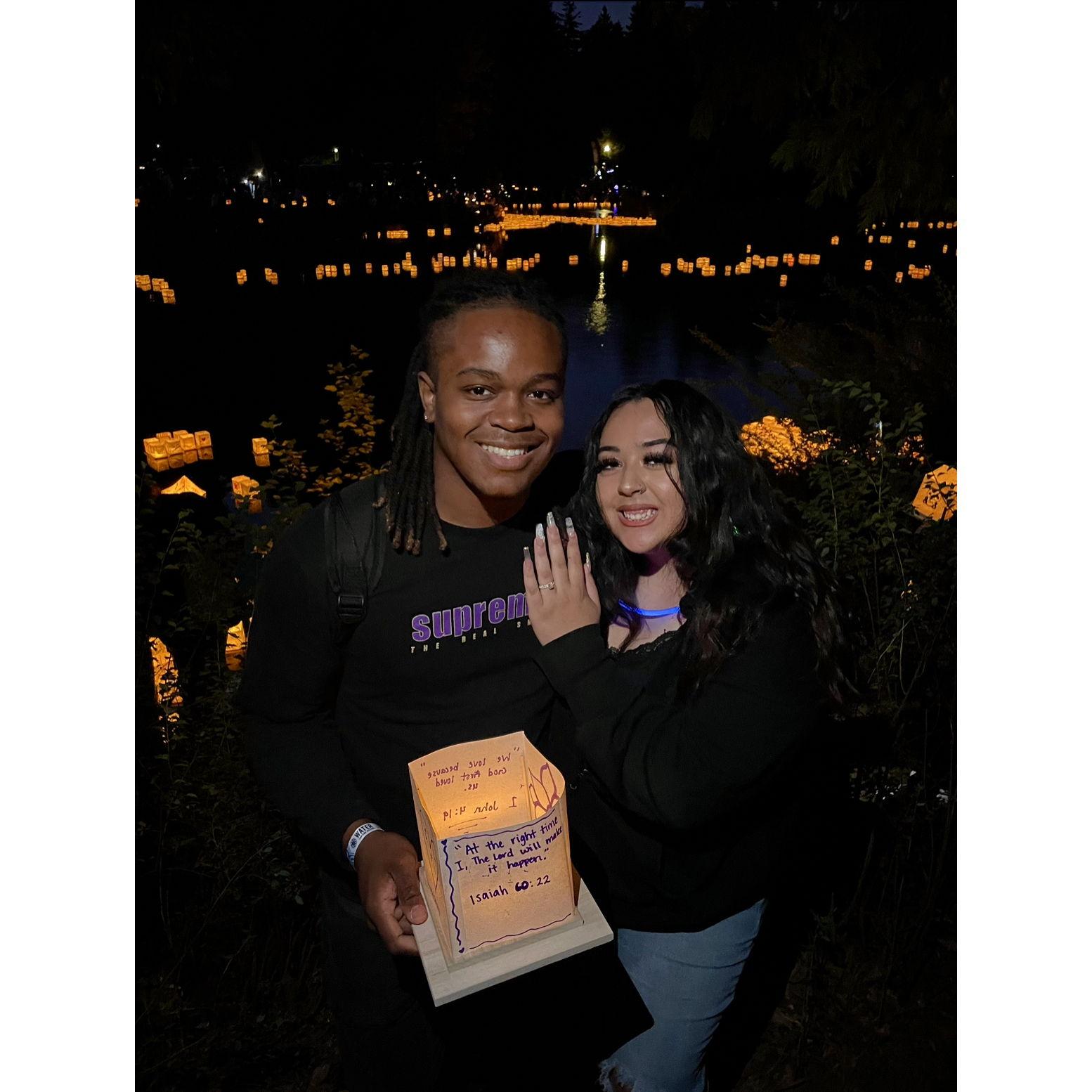 HE PROPOSED!!!