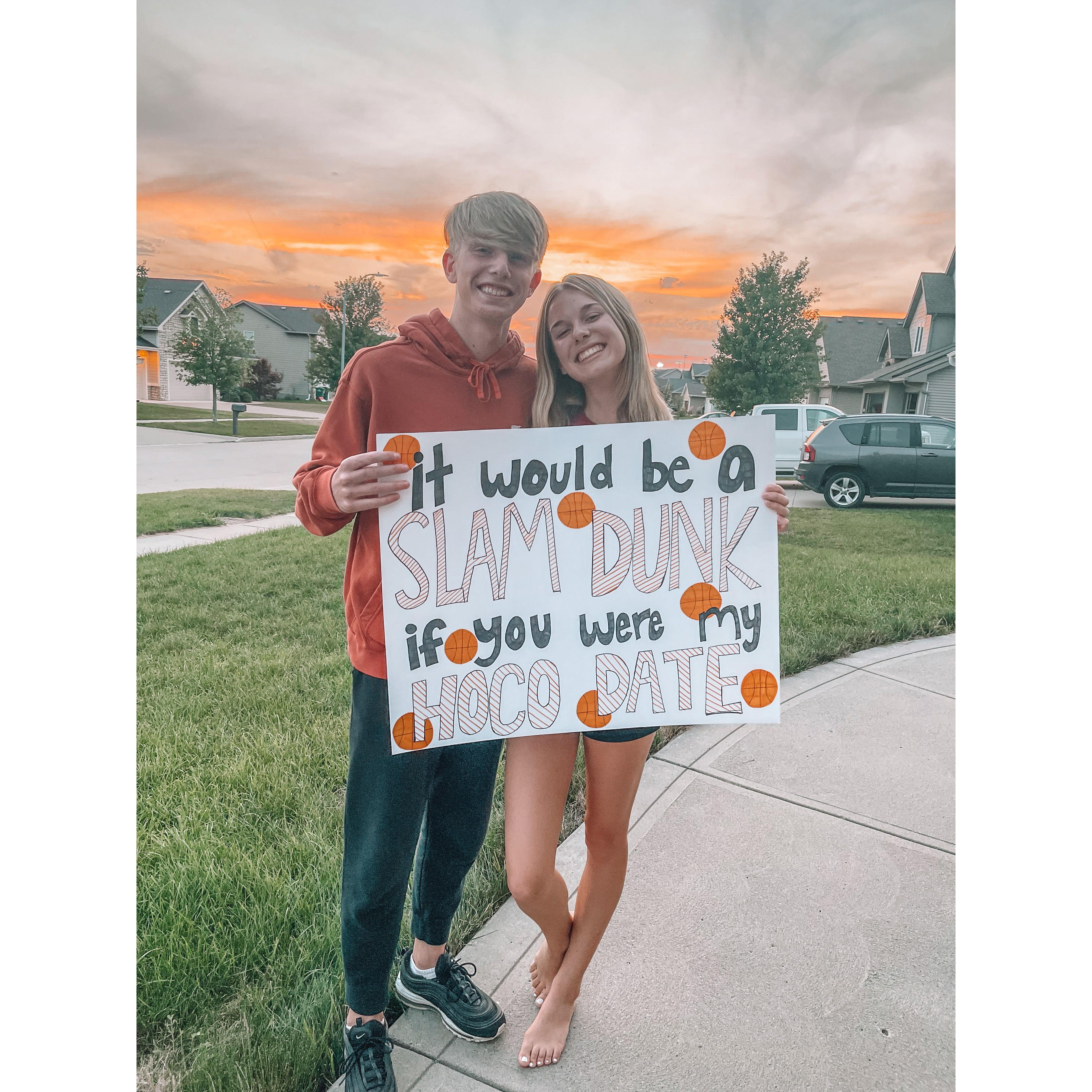 Homecoming proposal.