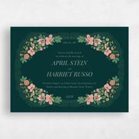 Green Wedding Invitation - Pomeroy Landscape