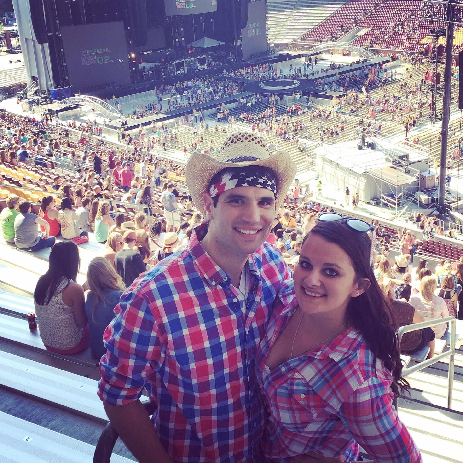 First Luke Bryan Concert