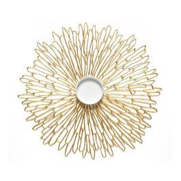Bloom Round Placemats in GOLD