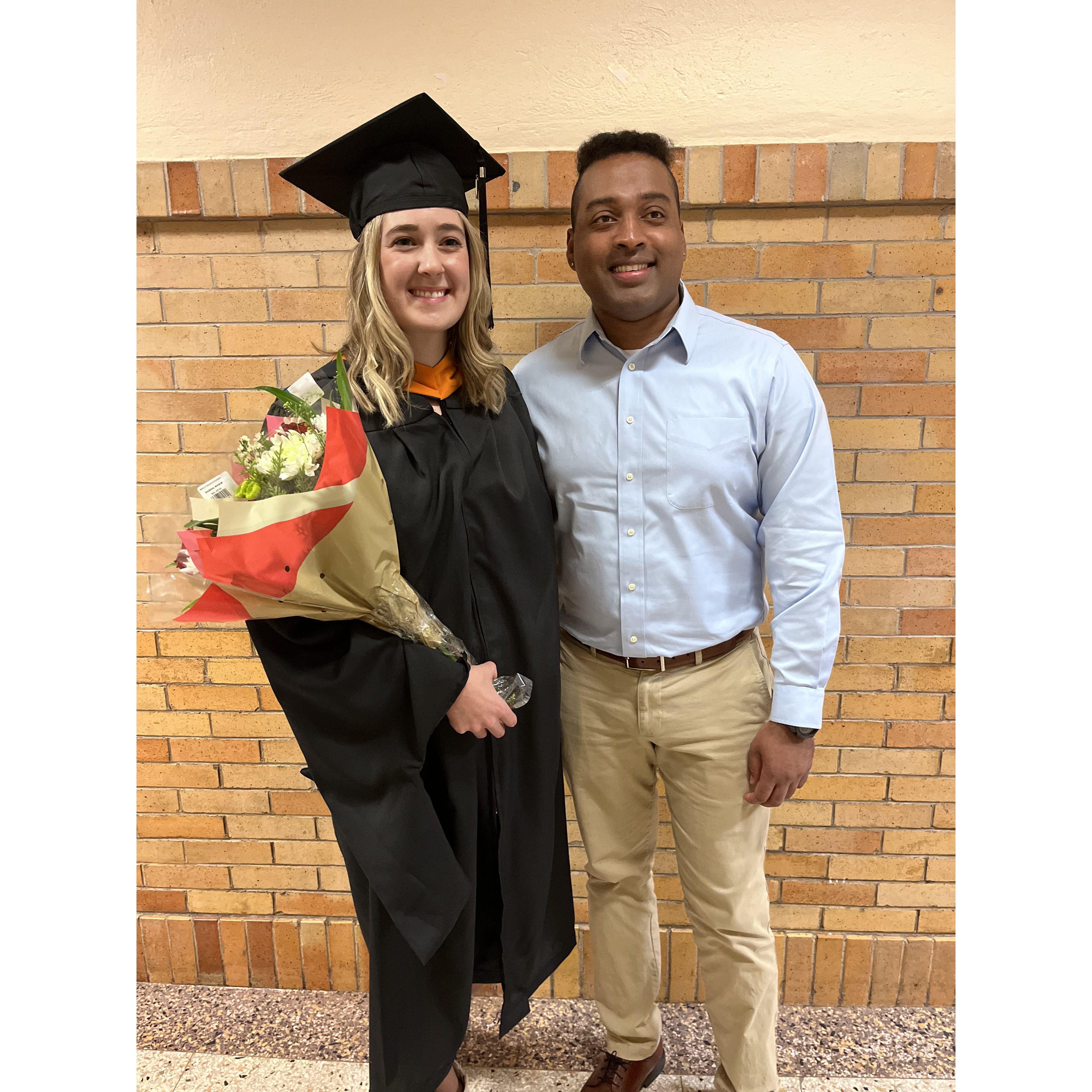 Makenzie's graduation from NP school