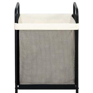 STO STO Laundry Hamper, 90L Rolling Laundry Sorter Cart with Removable and Washable Liner Bag, Clothes Hamper with Wheels and Metal Handle for Laundry Room and Bedroom