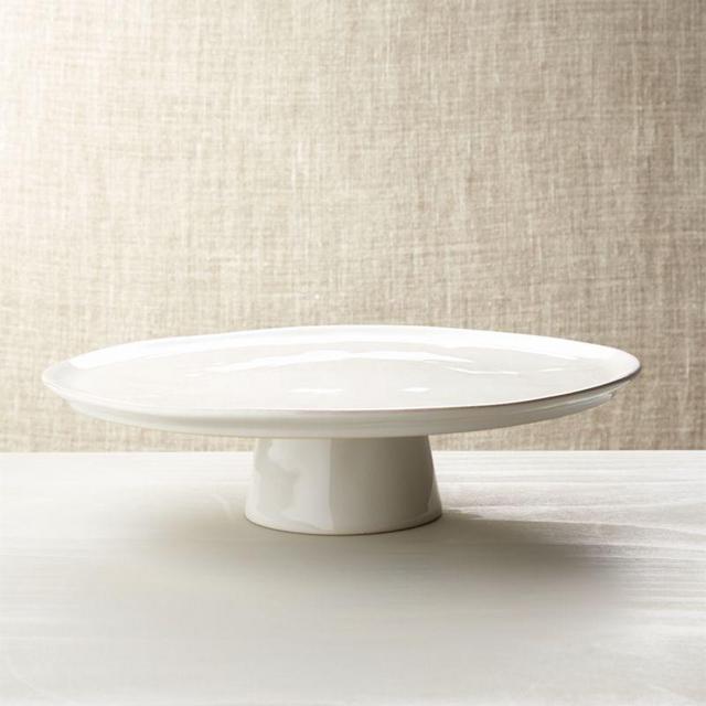 Marin White Large Cake Stand