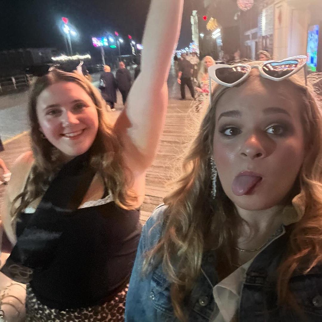Rachael and Bridesmaid Amber out in Atlantic city for bachelorette activities