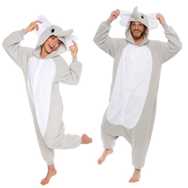 Funziez! Adult Onesie Halloween Costume - Animal and Sea Creature - Plush One Piece Cosplay Suit for Adults, Men and Women