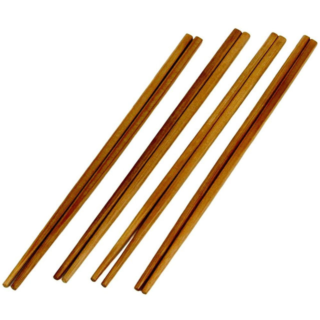Chef Craft Select Bamboo Chopsticks 4 piece set, Natural