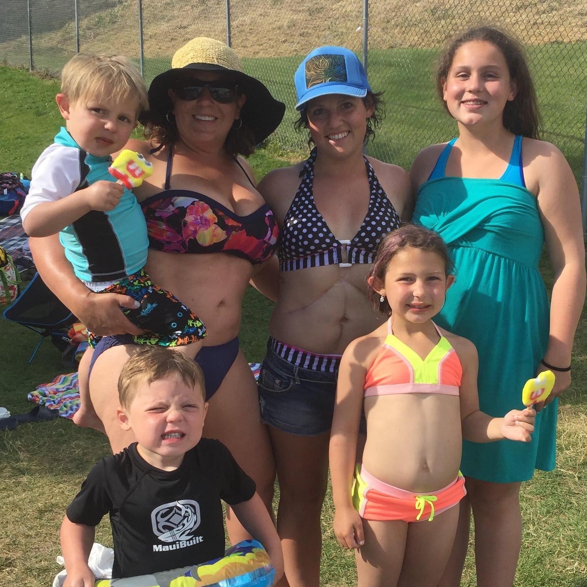 A camping trip to lava hot springs with the kids. Hmmmmm where are the men????
