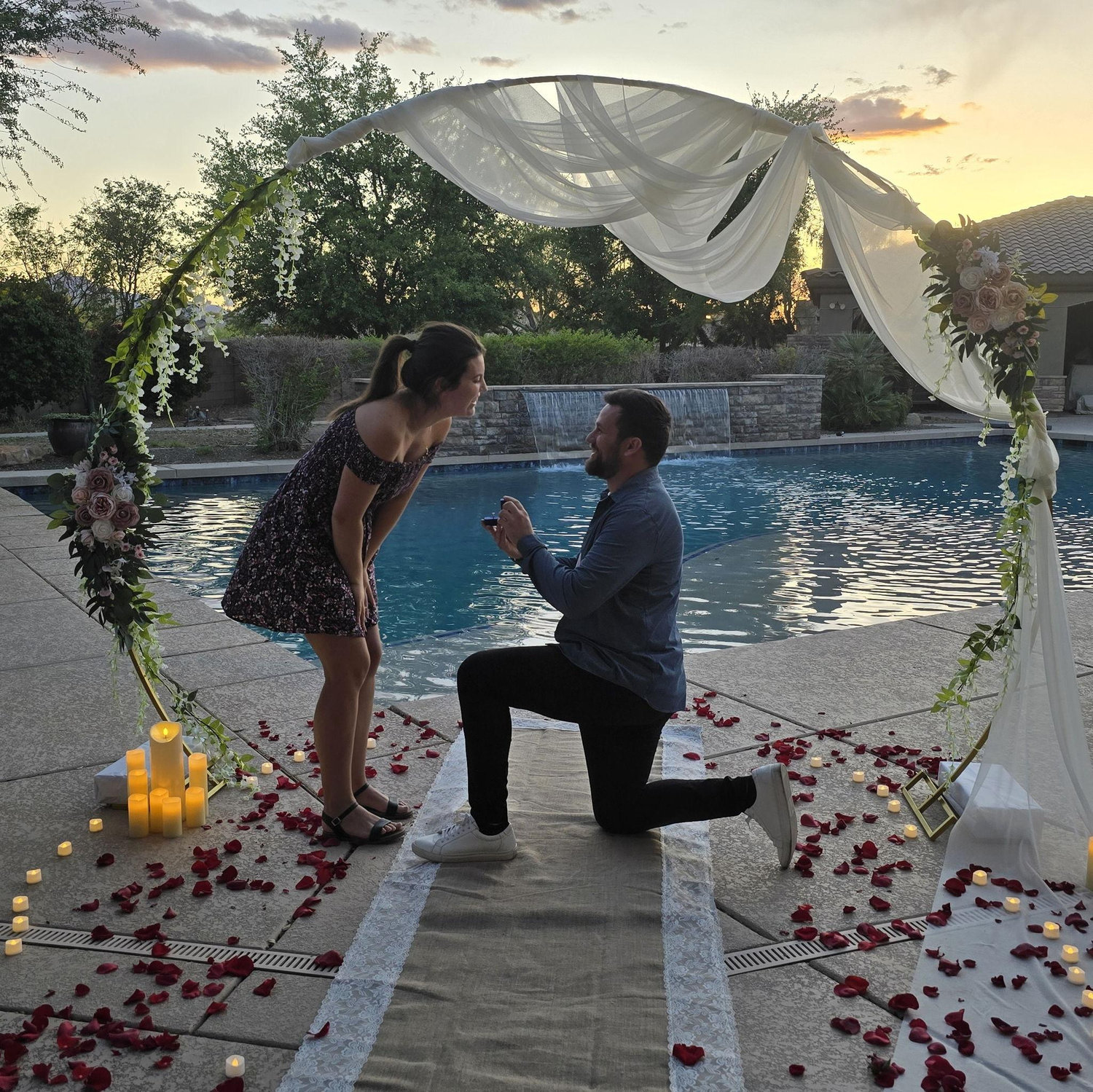 She said yes!!