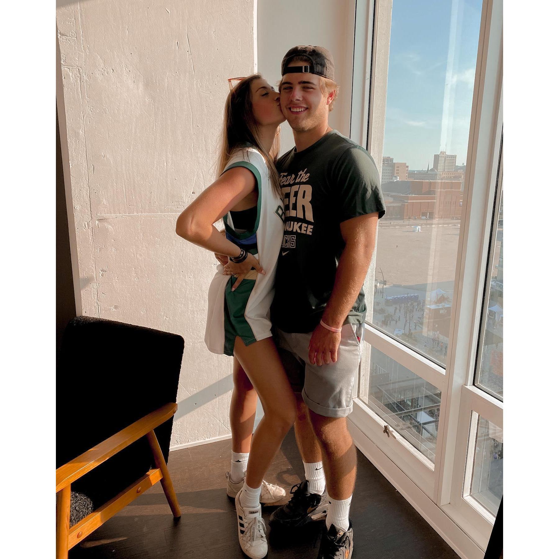 Bucks Games:) (can you tell we are a sports couple??)