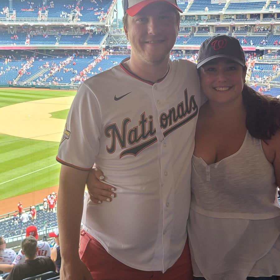 Nats game on the 4th of July in 2021