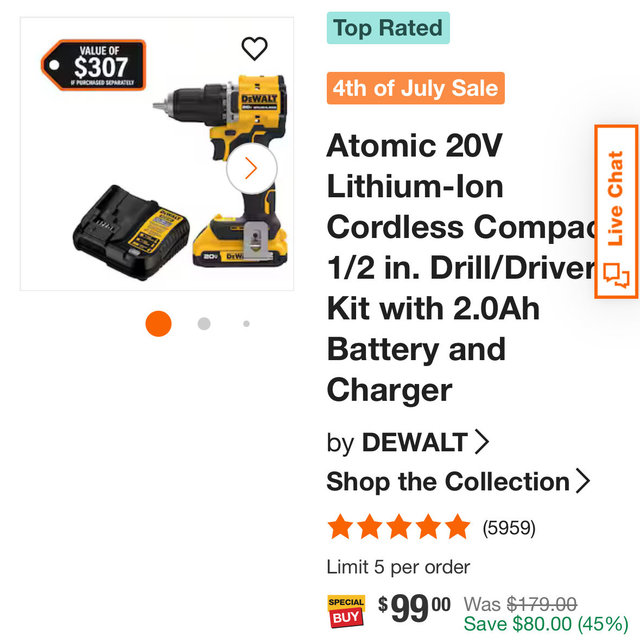 Dewalt Cordless Drill