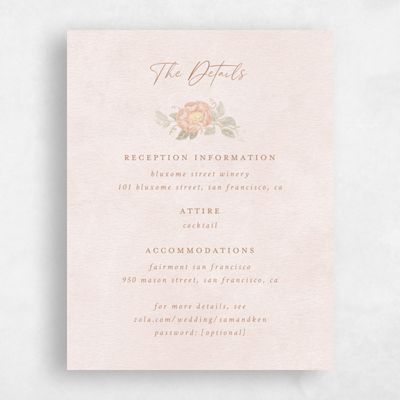 Blush, Orange Wedding Enclosure - Muriano
