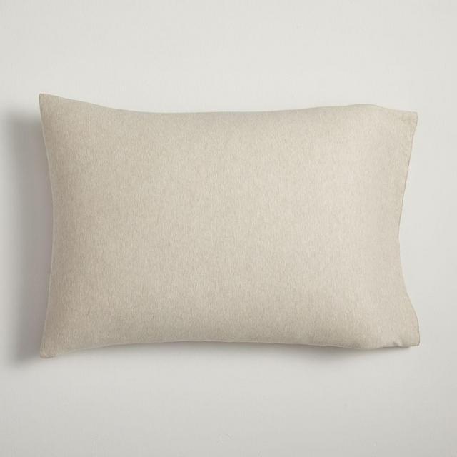 Jersey Sheet Set, King Pillowcase Set, Oatmeal