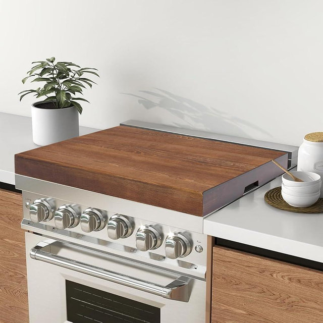 30x20in Stove Top Cover, Pine Wood Noodle Board Stove Cover for Gas Stove, Extra Large Cutting Board for Kitchen, Stove Top Cutting Board