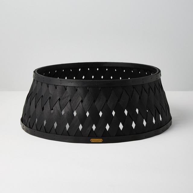 Woven Wood Holiday Tree Collar Black - Hearth & Hand™ with Magnolia