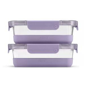Ello 4pc 3.4c Glass Refresh Food Storage Container Set