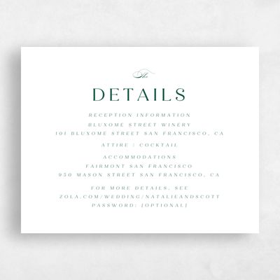 Emerald, Green Wedding Enclosure - Kitts