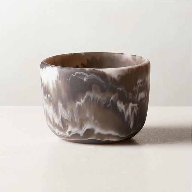 Churn Marbleized Resin Bowl