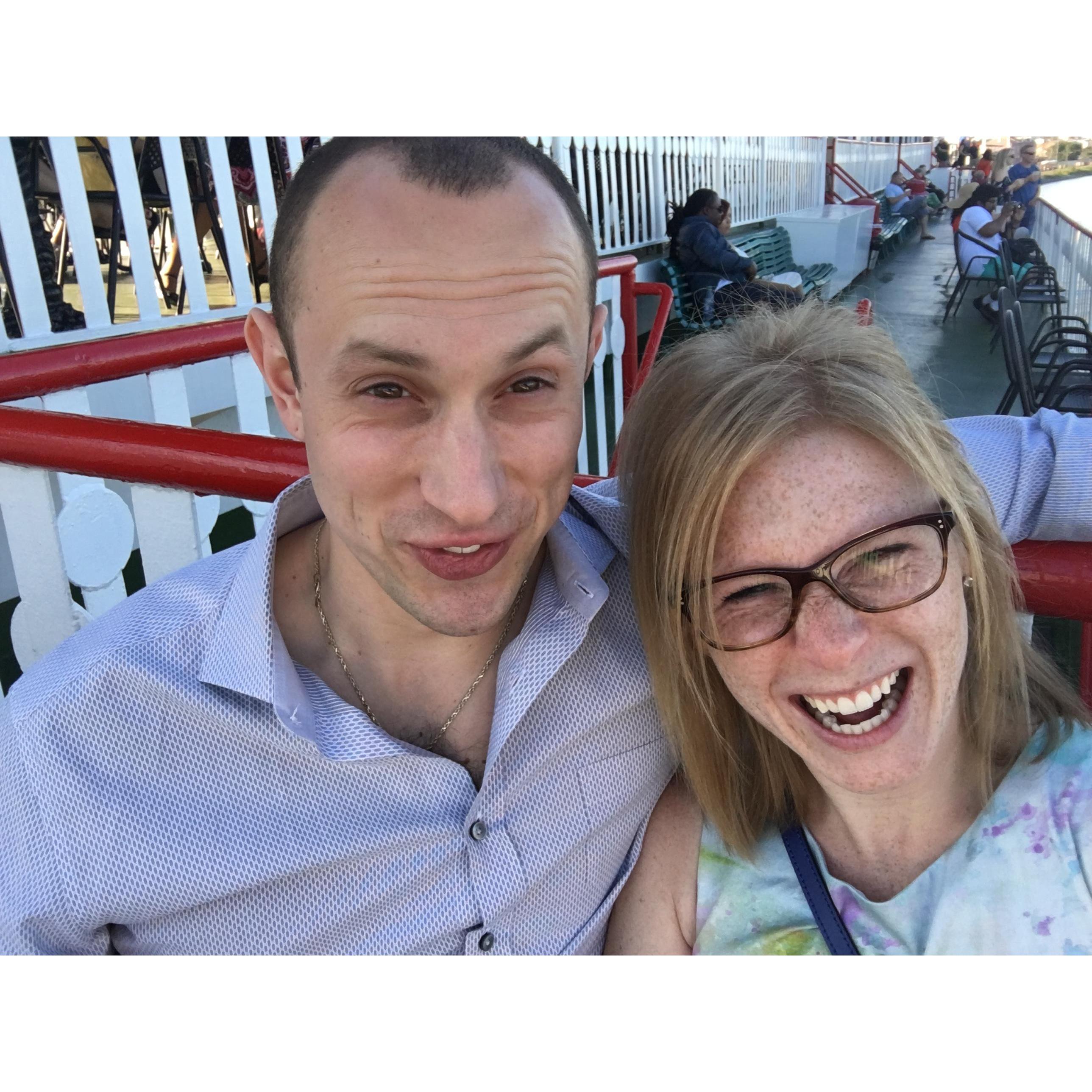 Good times on the river boat in New Orleans