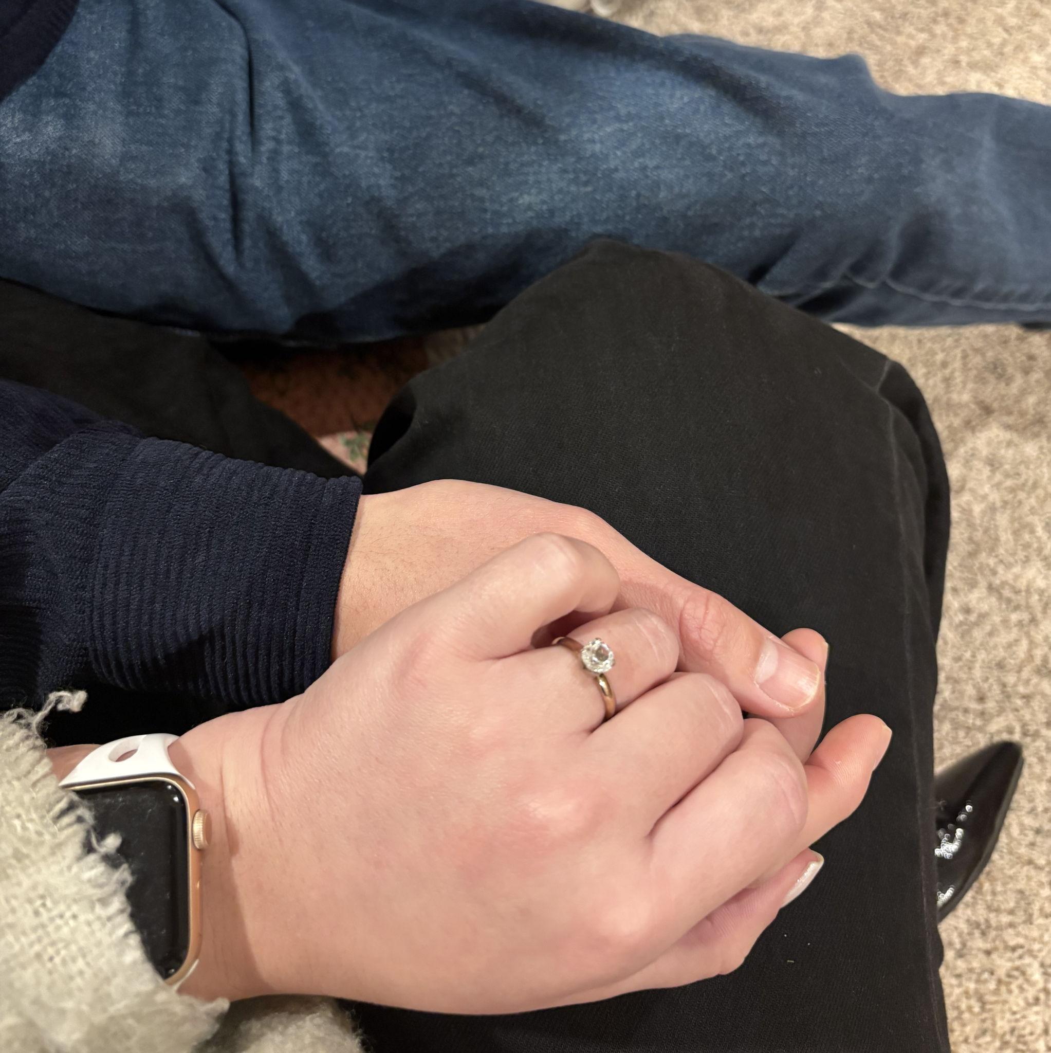 This ring was the ring that Brooke's dad proposed to her mother with 30+ years prior!