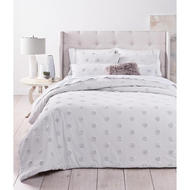 Whim by Martha Stewart Collection 3-Pc. Tufted-Chenille Dot Full/Queen Comforter Set, Created for Macy's