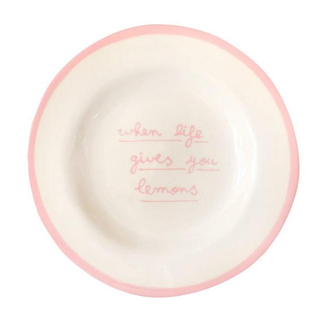 When Life Gives You Lemons Dessert Plate
