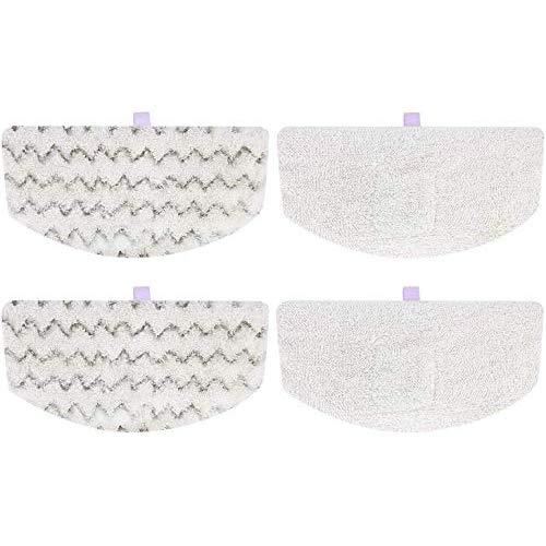 iSingo 4 Pack Steam Mop Pads Compatible Bissell PowerFresh 1806 1940 1544 1440 2075A Series, Replacement Part Model #5938#203-2633