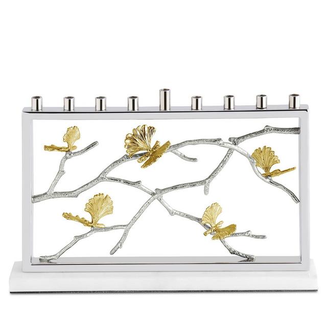 Michael Aram Butterfly Ginkgo Luxe Menorah - 100% Exclusive