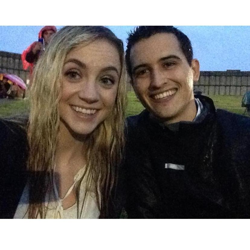 getting rained out at that same Luke Bryan concert 2016