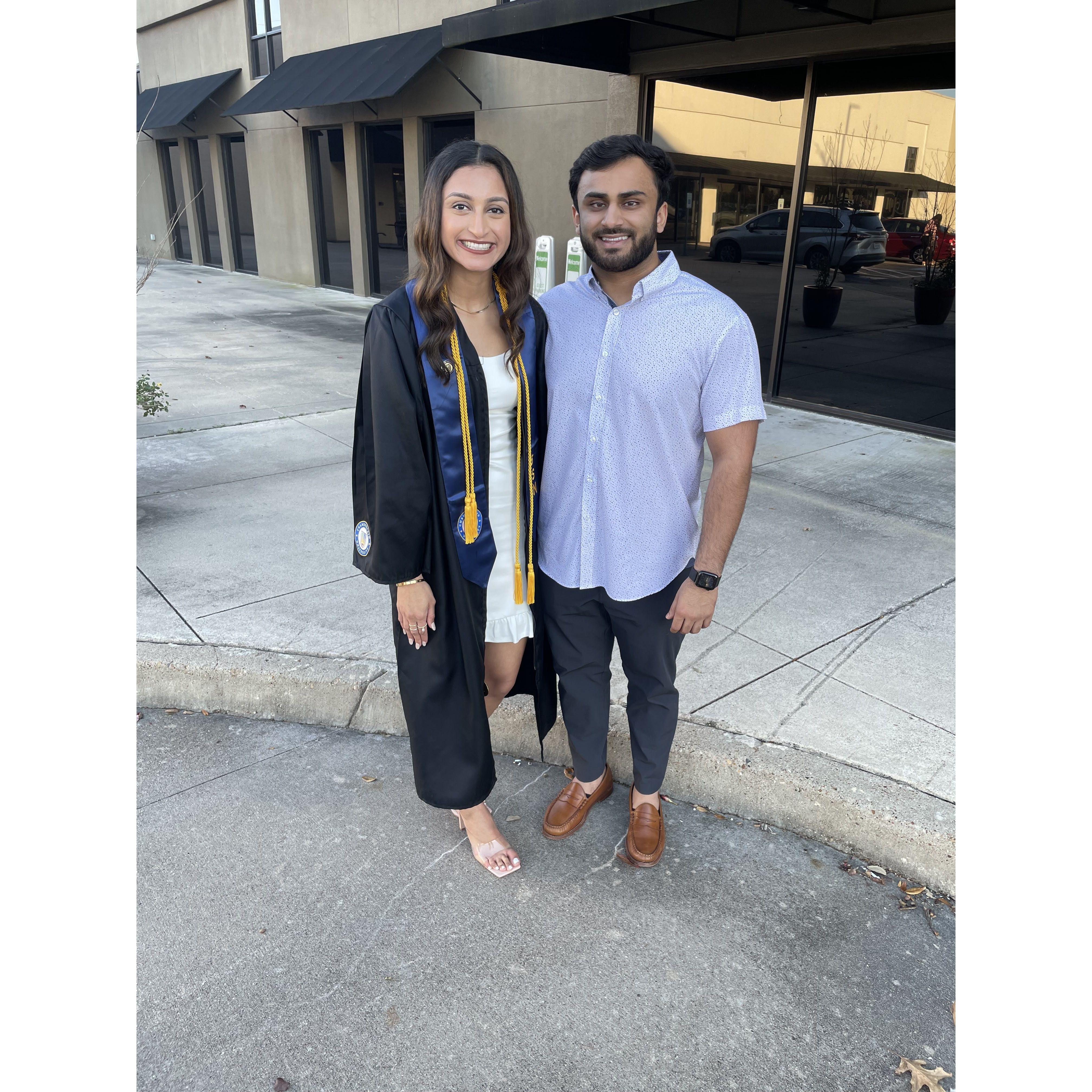 2022 - Aarti's nursing school graduation.