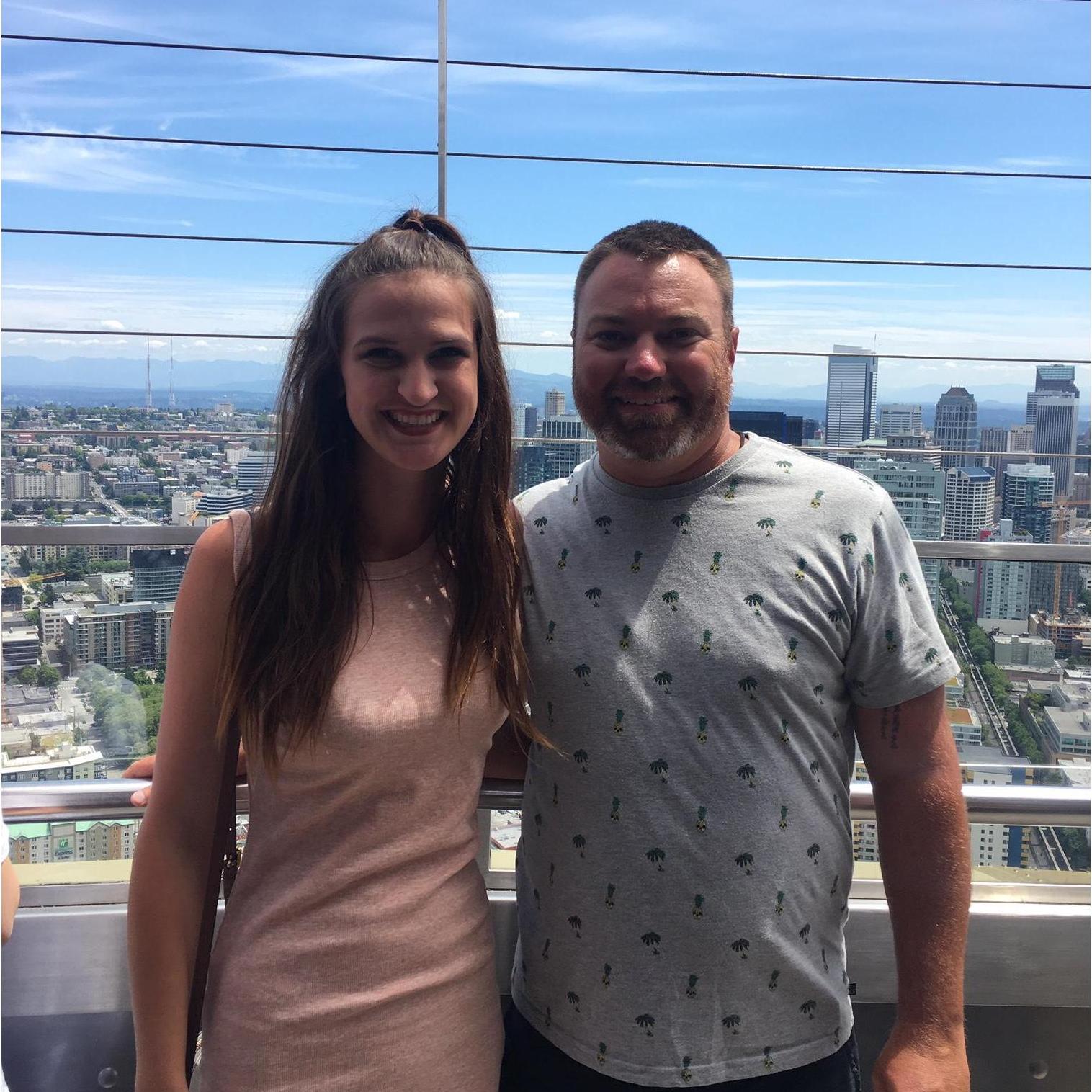 Our second date up on the space needle!