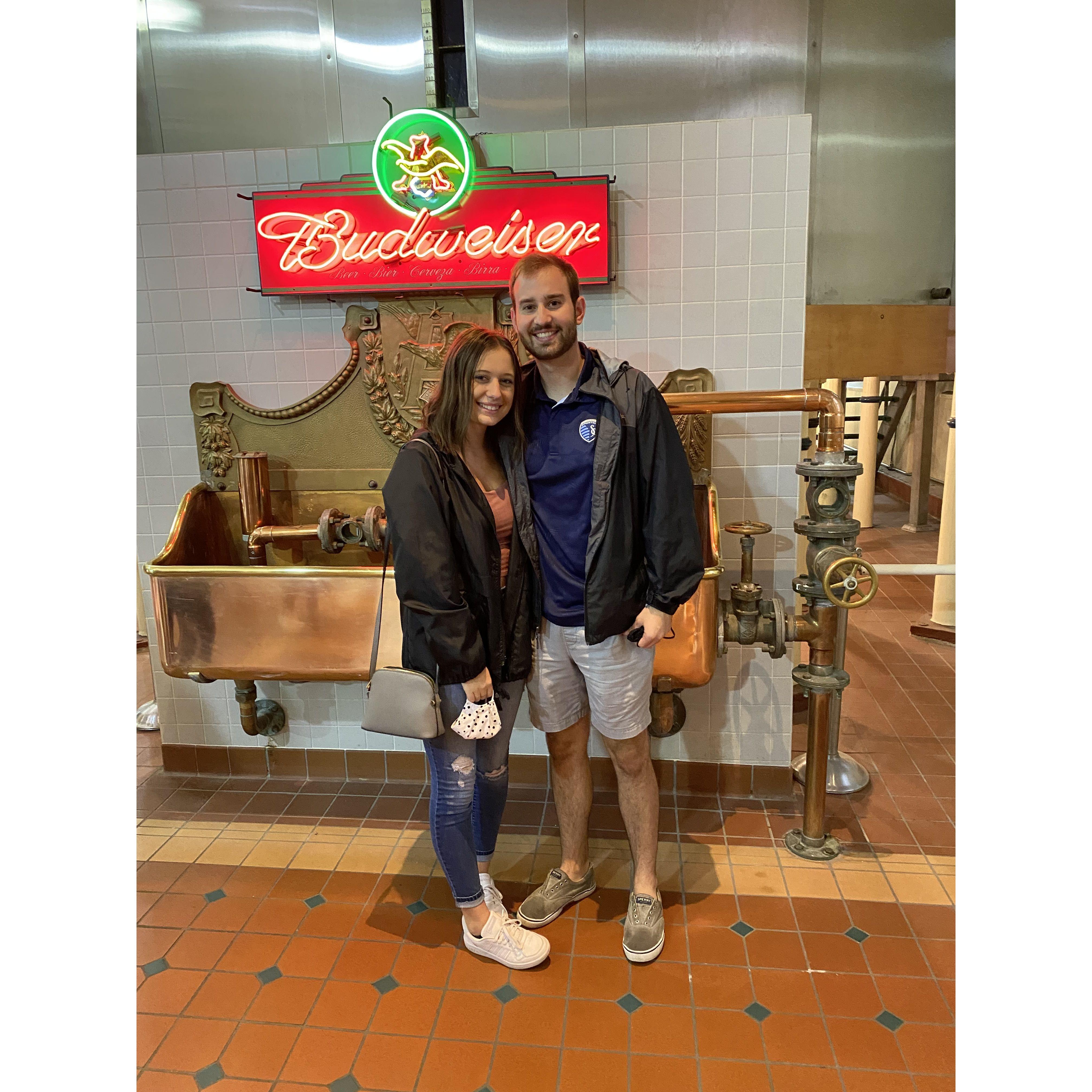 A weekend trip for Austin to STL to visit Katy during graduate school. Later this day Austin asked Katy to be his girlfriend!