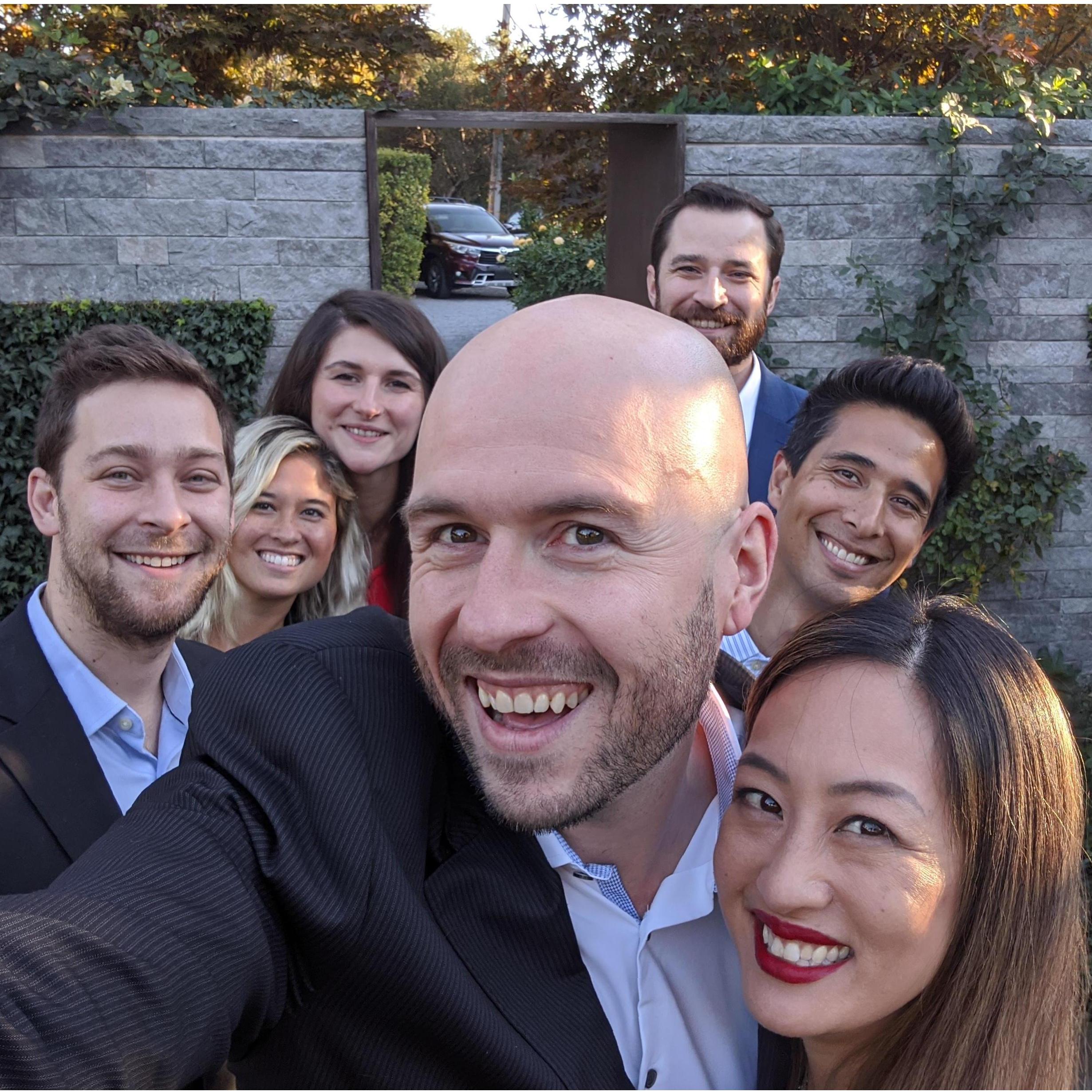 3 star meal with 5 star people! One of our last good times in Napa before you-know-what.