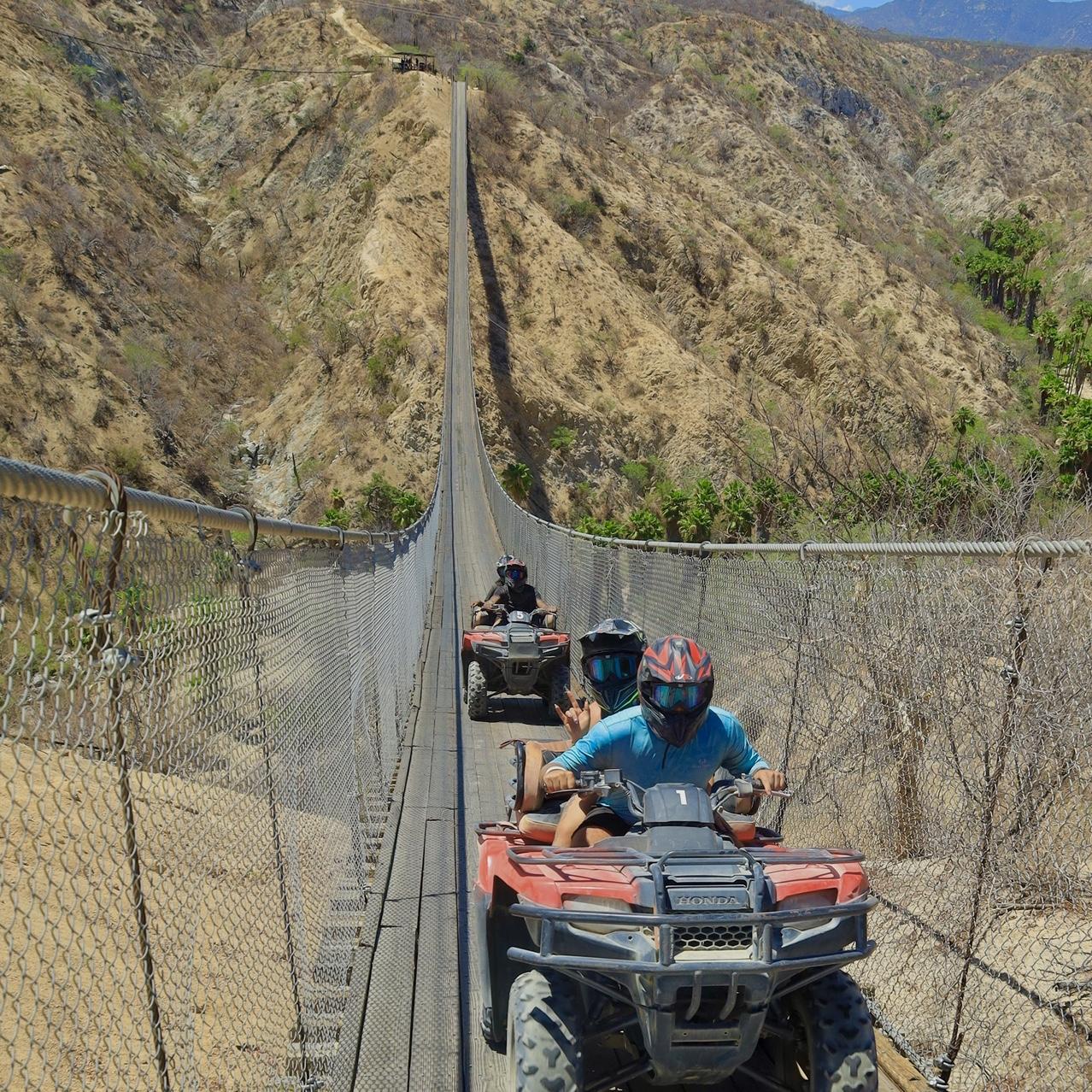 risking life and limb on an ATV