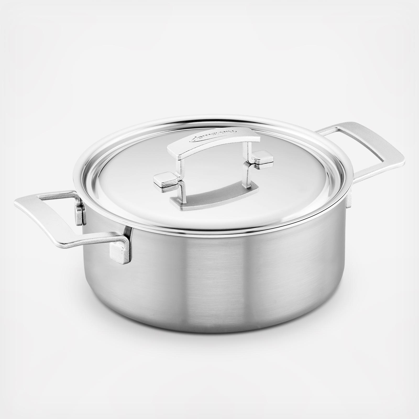 Demeyere Commercial-Quality 5-Ply Stainless Steel Cookware Set, 9-Piece