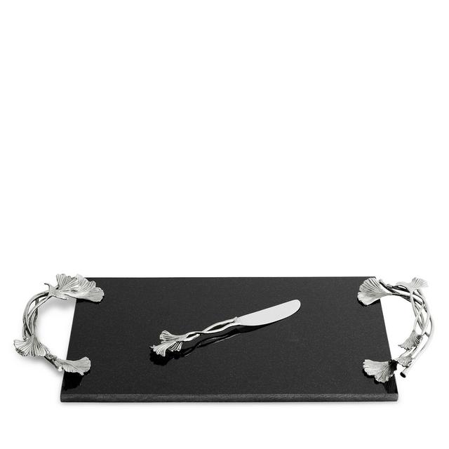 Michael Aram Ginkgo Large Cheese Board and Knife - 100% Exclusive