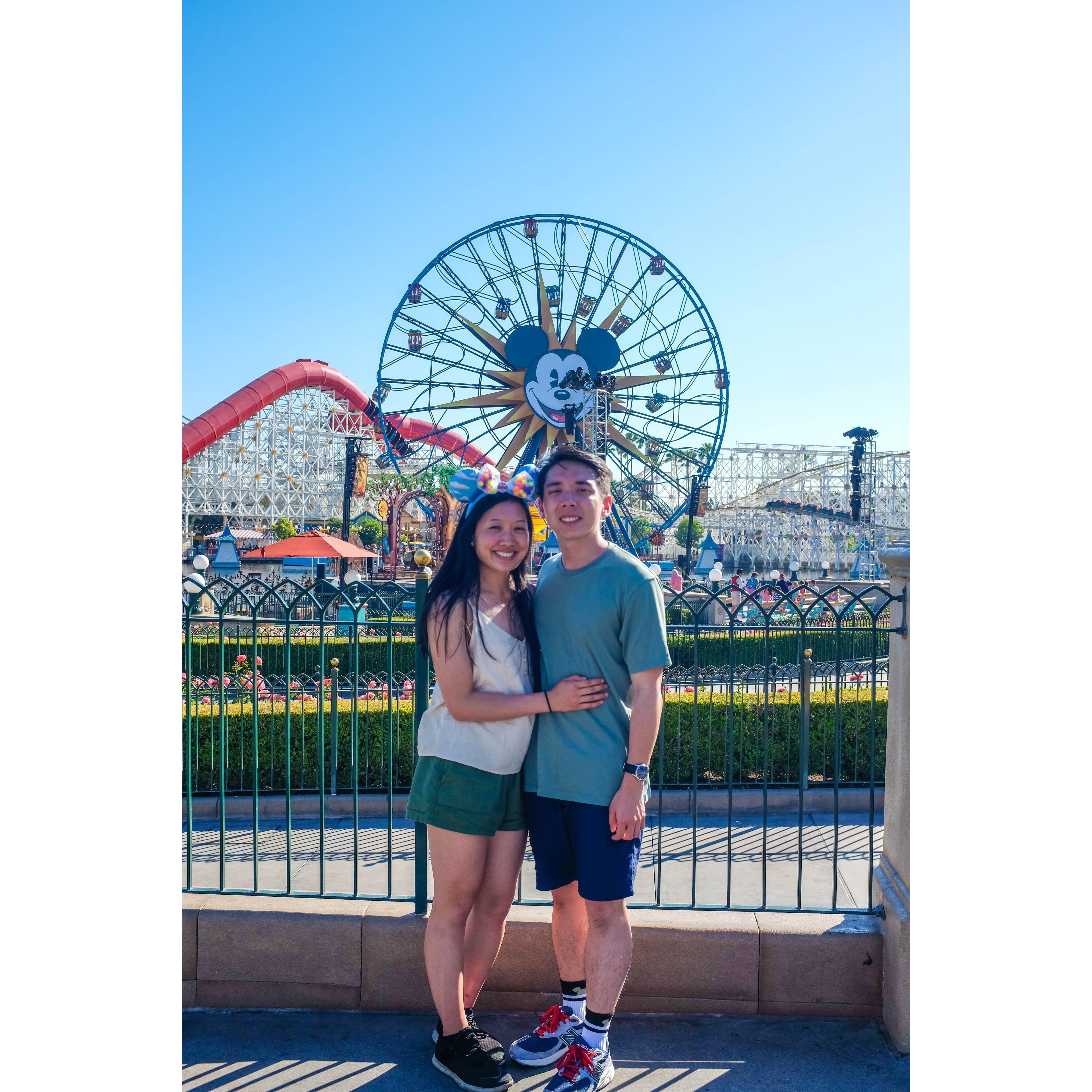 first time at Disneyland together