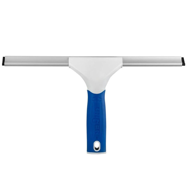 Unger 12” Glass & Surface Squeegee – Multipurpose Rubber Blade Squeegee for Shower Glass, Window Cleaning, Professional Grade Cleaning Tool for The Home