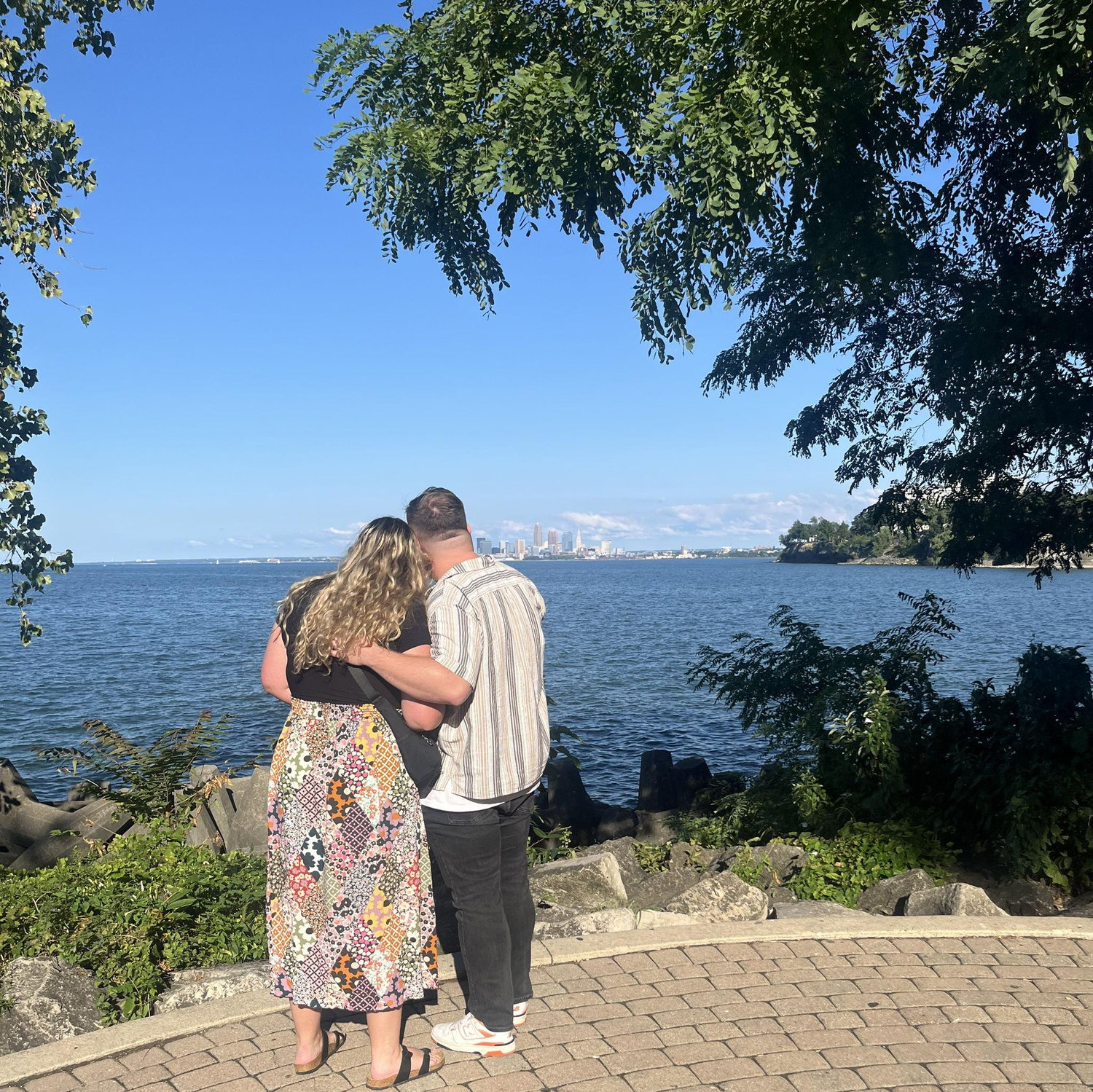 The moment right before he ‘popped the question’!