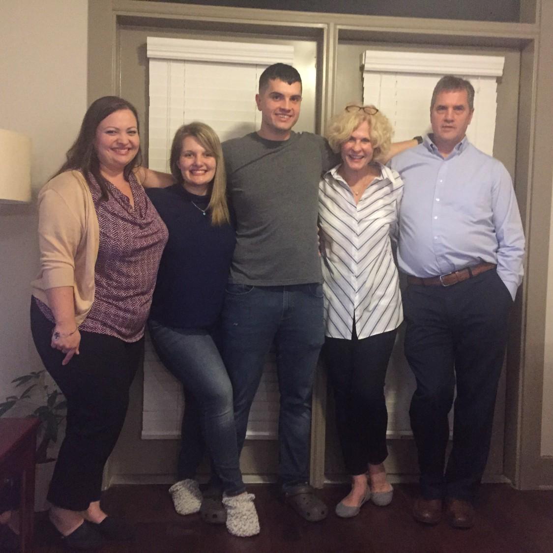 Engagement Party with our families. Surprise!