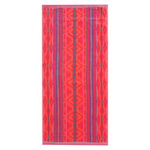 Striped XL Beach Towel Orange Zing