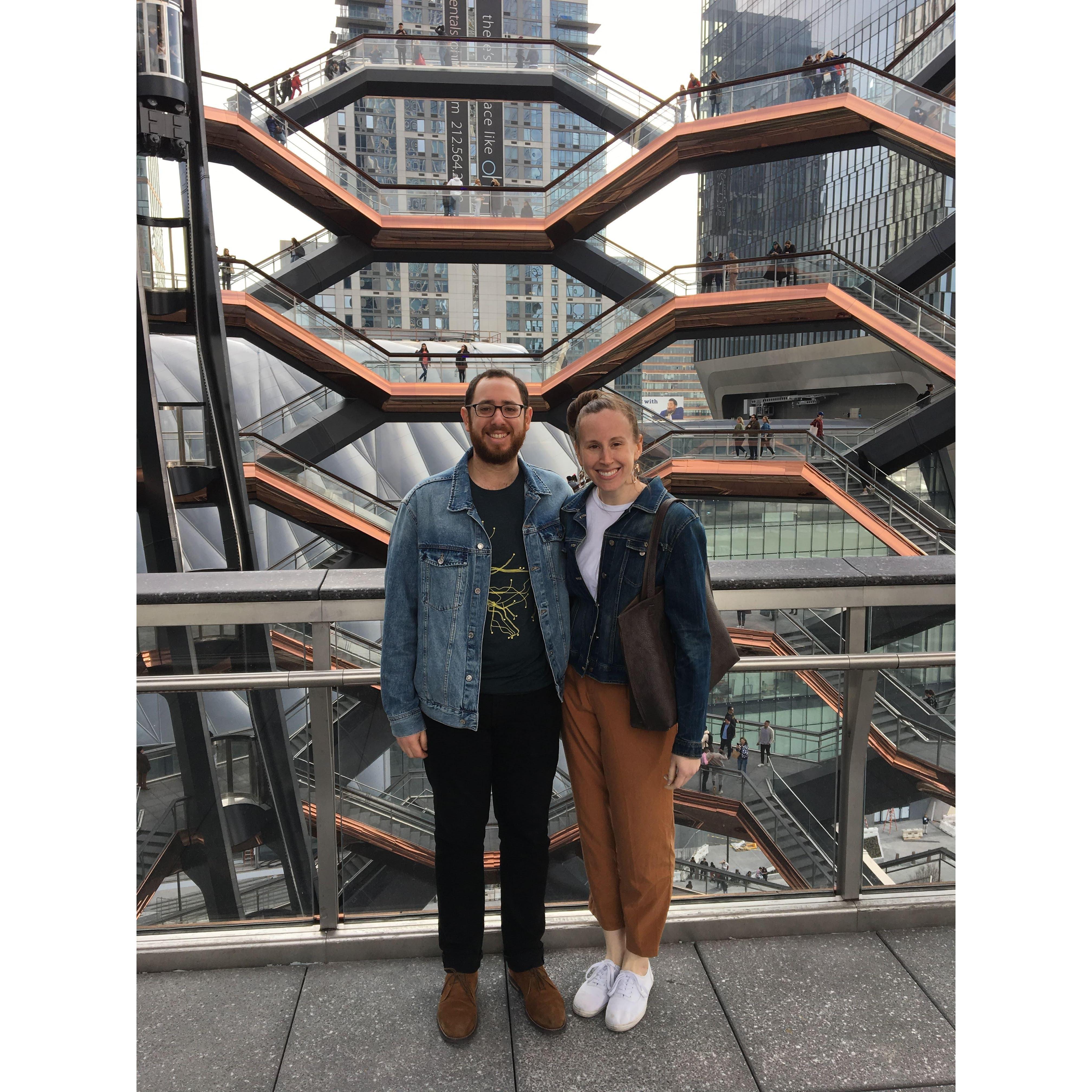 Exploring the Vessel in NYC.