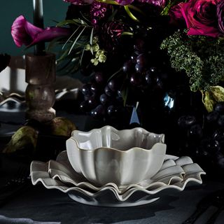 Lotus 12-Piece Dinnerware Set, Service for 4