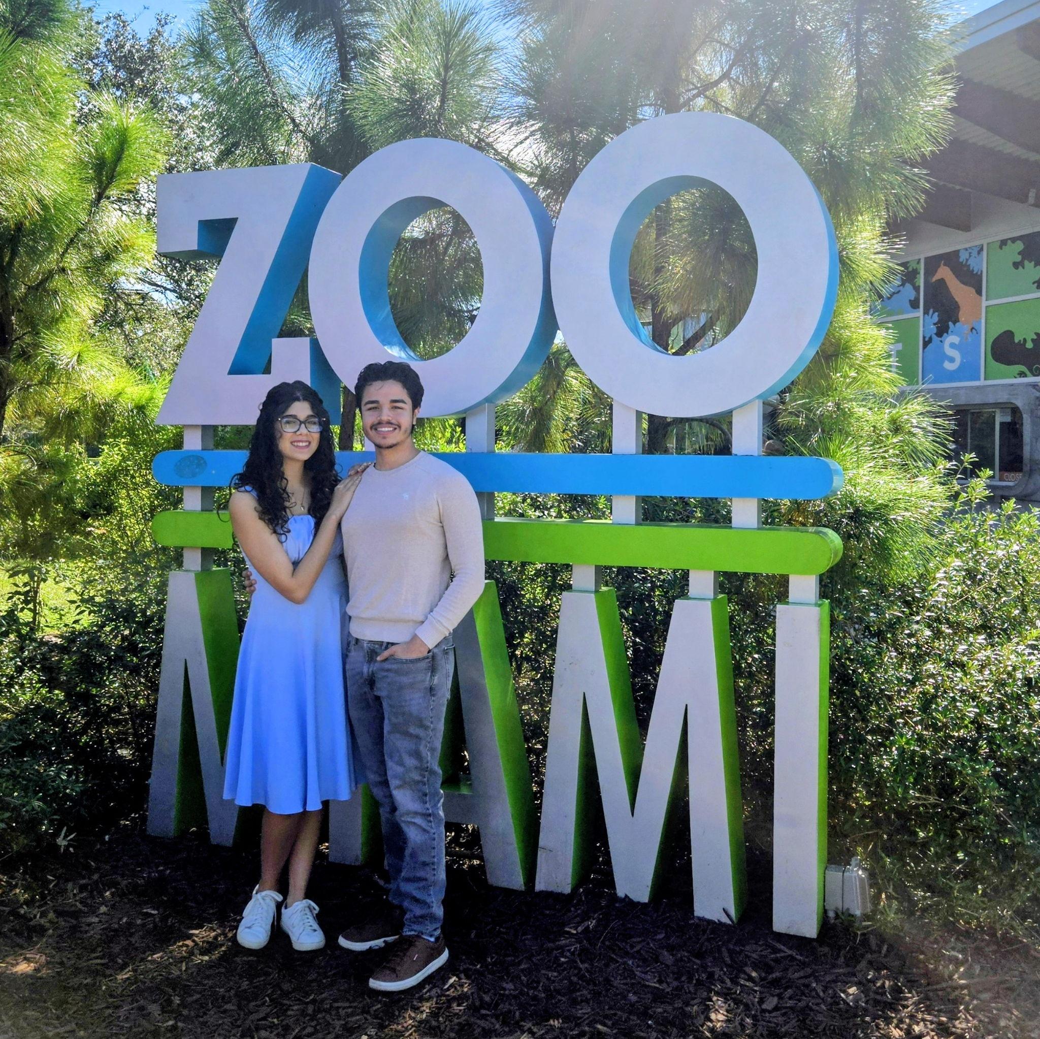 November 2025-A full circle! We went to the zoo to celebrate our last anniversary before we got married. It was just as fun as the first time!-J
