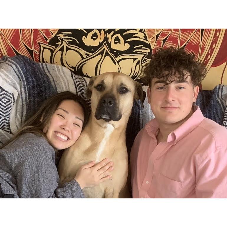 Bubba was a little unsure of our little family at first