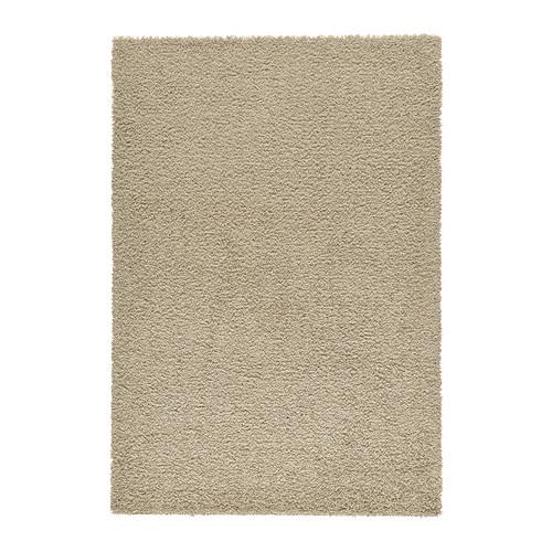 HAMPEN Rug, high pile, beige $59.99