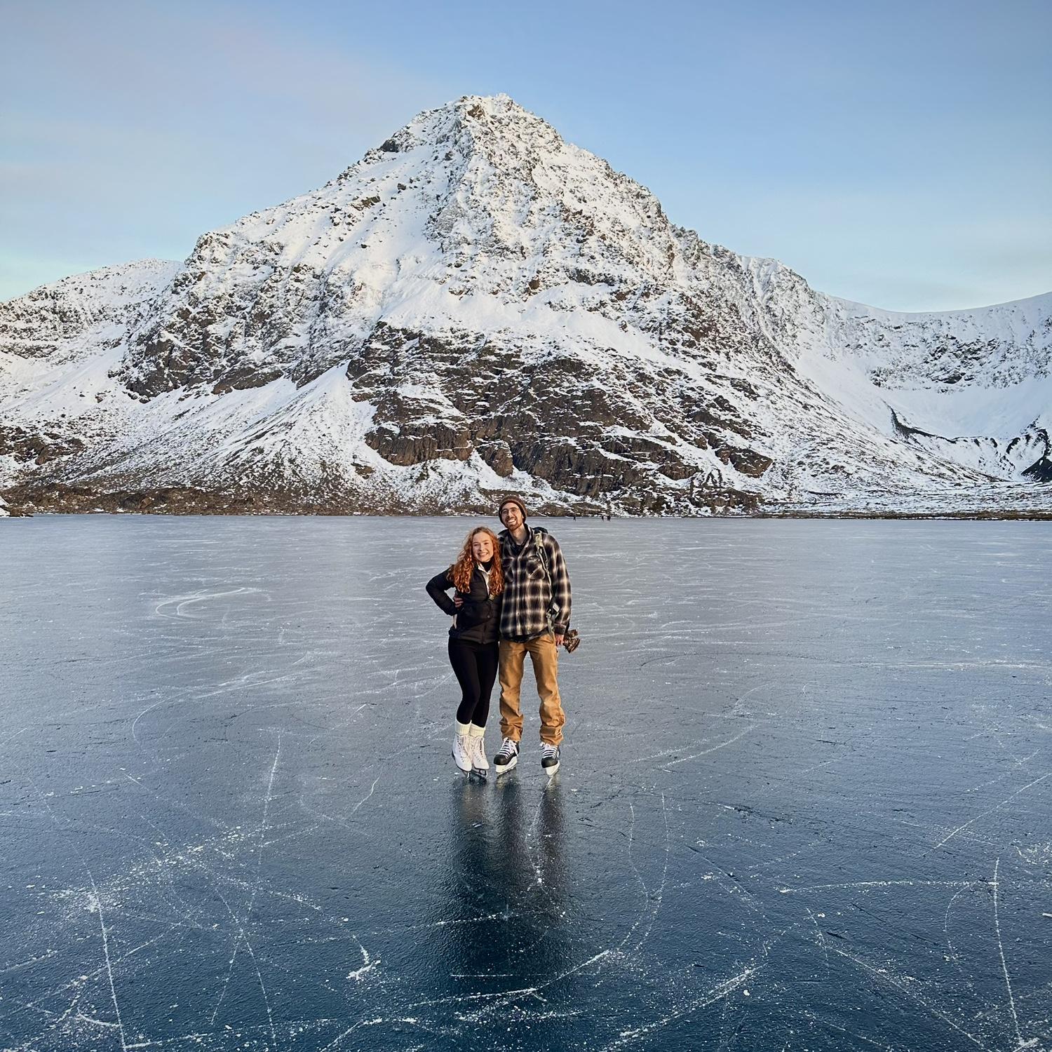 Ice skating at Rabbit Lake