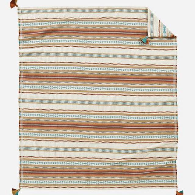 PALOMA STRIPE COTTON THROW